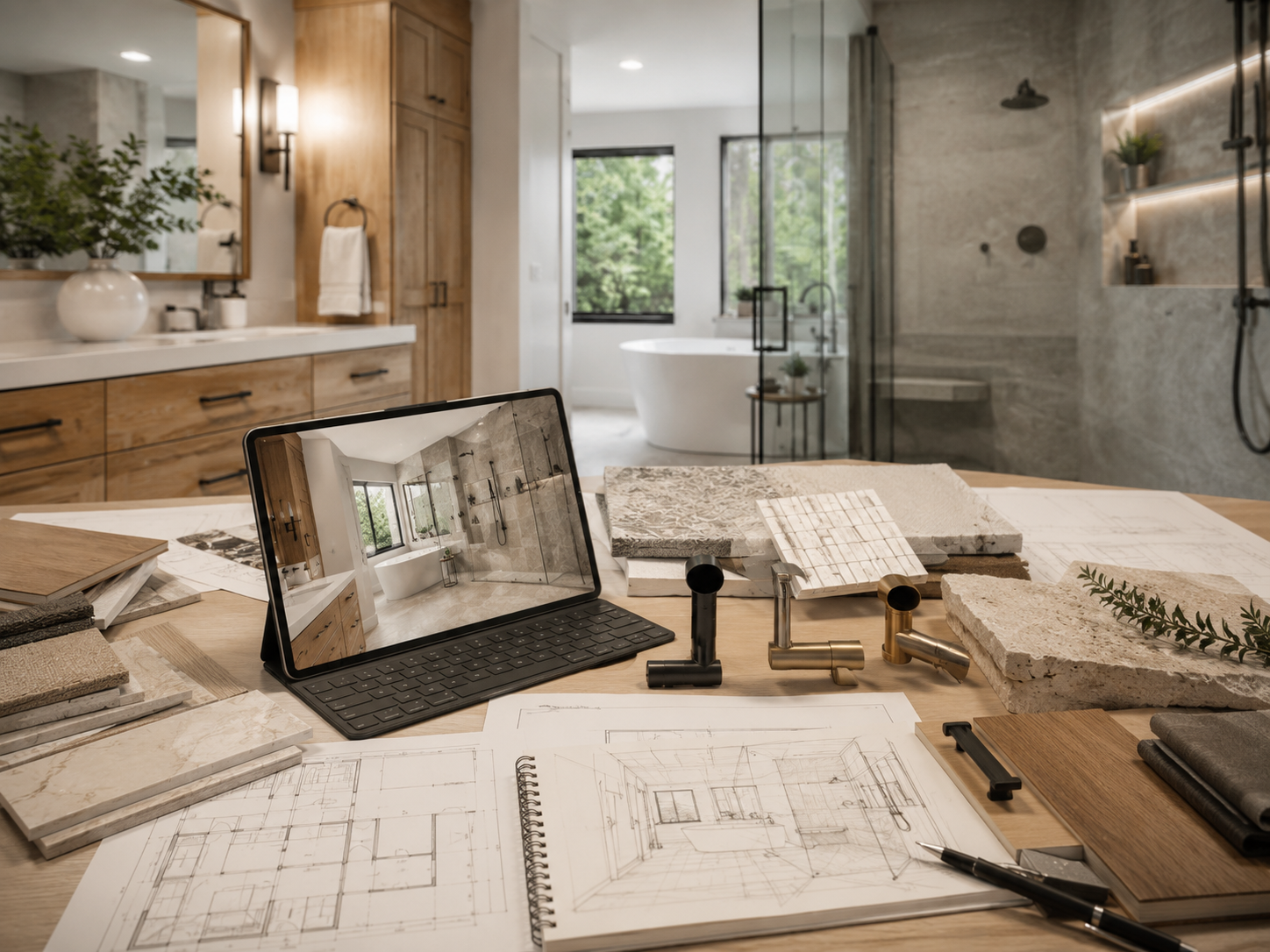 Full bathroom renovation from design to installation in Madison WI