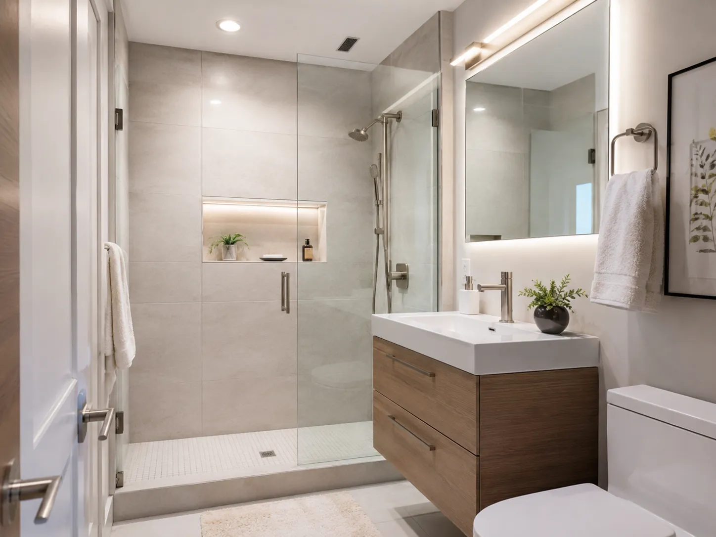 Licensed bathroom remodeling contractor working on Madison WI renovation