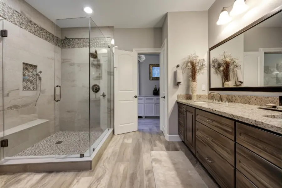 Professional bathroom remodel in Madison with coordinated plumbing, electrical, and finish work