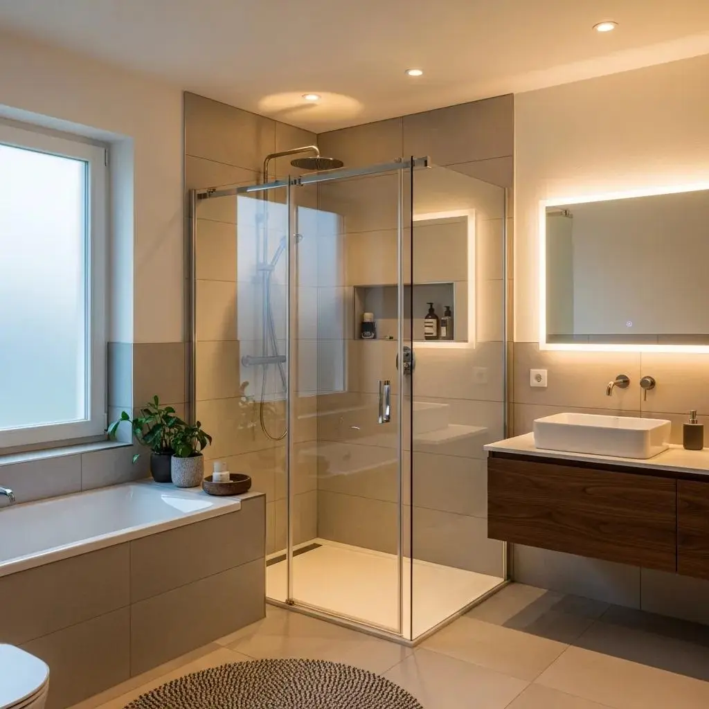 Madison homeowner meeting with a bathroom remodeling contractor for a free consultation