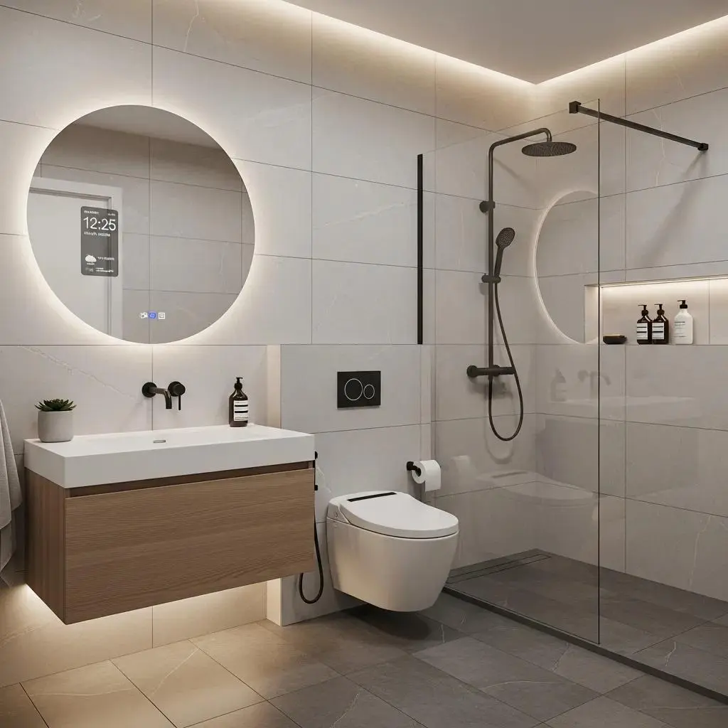 Finished Madison bathroom renovation backed by professional service and a satisfaction guarantee