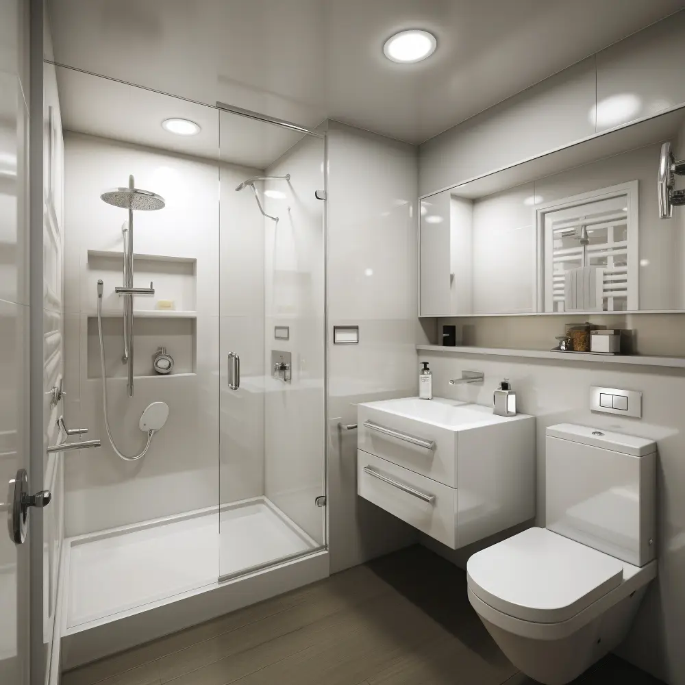 Custom bathroom design and installation completed by Madison bathroom remodeling experts
