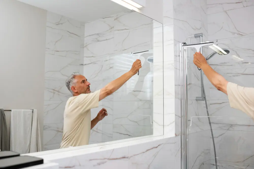 Modern bathroom remodeled by Luv Bathroom Remodeling Madison in Madison, WI